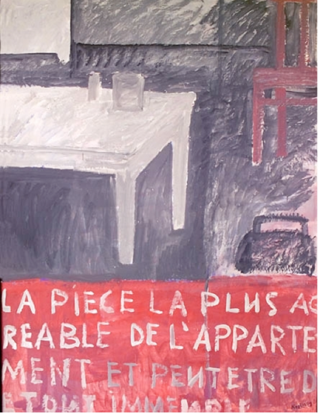 " La piece la plus agreable de l'appartement rt put-etre de tout immeuble "