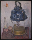 tea kettle on Primus