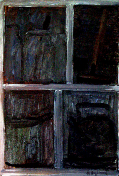 Four-part Still life – dishes
