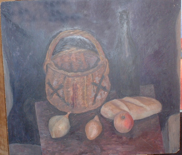 Still life with basket