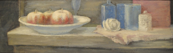 Still life with Apples and Rose