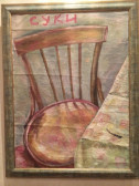 "Bitches" chair