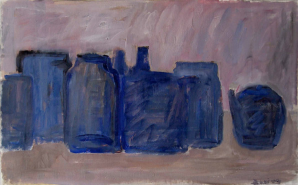 Blue dishes