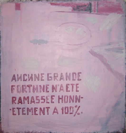 «Aucune grande fortune n'a été ramassée honnêtement à 100%»