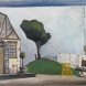 Sketch of stage scenery for a Bernard Shaw play