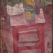 Jar on stool