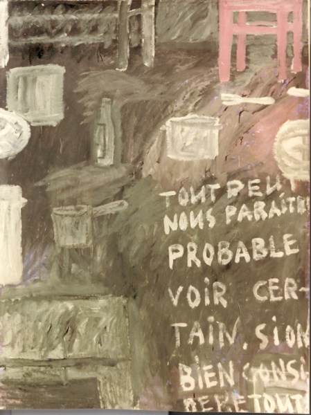" Tout peut nous paraitre probable voir certain, si on bien considere tout "