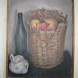 Still life with apple basket