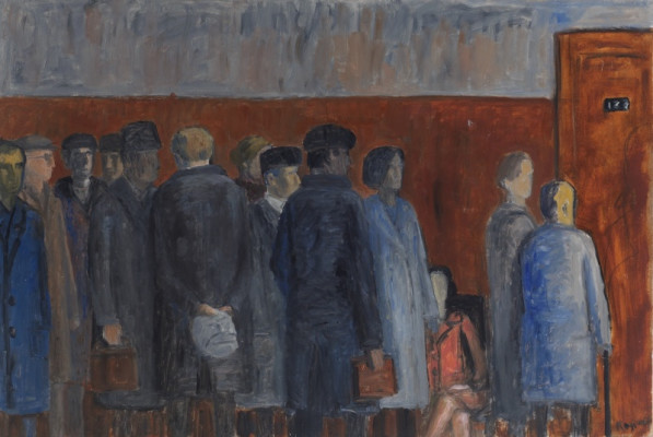 Line in the waiting room