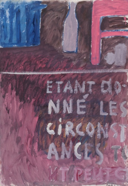 « Etant donné les circonstances tout peut c... » 