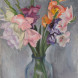 Sword lilies in a jar